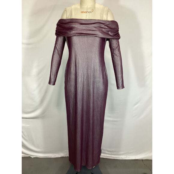House Of Harlow 1960 'Laurine' Violet Dress Size XL - Picture 2 of 4